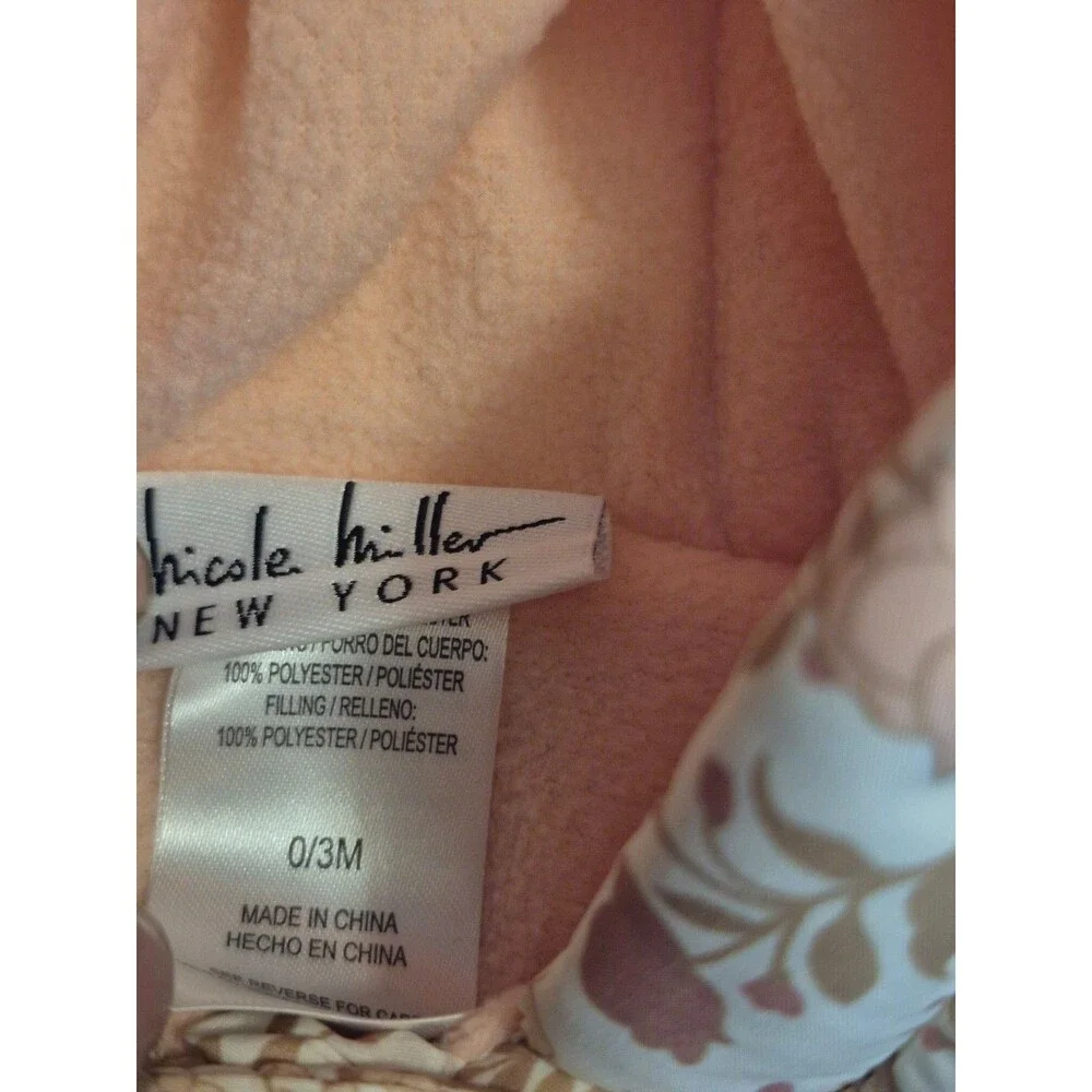 Nicole Miller girls snowsuit size 0-3 nwot